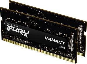 RAM KF432S20IBK2/32 FURY IMPACT 32GB (2X16GB) SO-DIMM DDR4 3200MHZ DUAL KIT KINGSTON από το PLUS4U
