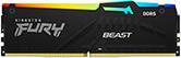 RAM KF548C38BBA-16 FURY BEAST RGB 16GB DDR5 4800MHZ CL38 KINGSTON από το e-SHOP