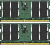 RAM KVR52S42BD8K2-64 VALUERAM 64GB (2X32GB) SO-DIMM DDR5 5200MT/S CL42 2RX8 DUAL CHANNEL KINGSTON