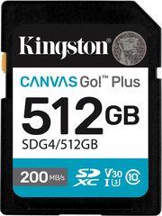 SDG4/512GB CANVAS GO PLUS GEN4 512GB SDXC U30 V30 A2 KINGSTON