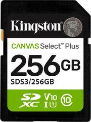 SDS3/256GB CANVAS SELECT PLUS GEN3 256GB SDXC 150MB/S C10 UHS-I U1 V10 KINGSTON