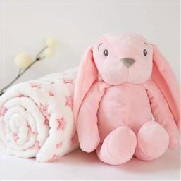 ΚΟΥΒΕΡΤΑ FLEECE ΑΓΚΑΛΙΑΣ (100X100) + ΛΟΥΤΡΙΝΟ 5846 ΡΟΖ KIOKIDS