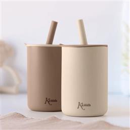 ΠΟΤΗΡΙΑ ΕΚΠΑΙΔΕΥΤΙΚΑ 180ML ΜΕ ΚΑΛΑΜΑΚΙ (ΣΕΤ 2ΤΜΧ) ΜΠΕΖ 4255 KIOKIDS