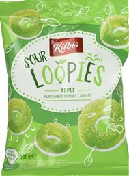 ΖΕΛΕΔΑΚΙΑ SOUR LOOPIES ΓΕΥΣΗ ΜΗΛΟ 100G KITBIS