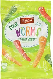 ΖΕΛΕΔΑΚΙΑ SOUR WORMS ΓΕΥΣΗ ΦΡΟΥΤΩΝ 100G KITBIS