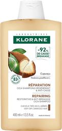 REPAIRING, RESTORATIVE & ANTI BREKAGE CICA SHAMPOO ΑΝΑΖΩΟΓΟΝΗΤΙΚΟ ΣΑΜΠΟΥΑΝ ΚΑΘΗΜΕΡΙΝΗΣ ΧΡΗΣΗΣ ΚΑΤΑ ΤΟΥ ΣΠΑΣΙΜΑΤΟΣ ΤΗΣ ΤΡΙΧΑΣ ΜΕ ΕΚΧΥΛΙΣΜΑ ΚΟΥΠΟΥΑΣΟΥ ΓΙΑ ΞΗΡΑ & ΚΑΤΕΣΤΡΑΜΜΕΝΑ ΜΑΛΛΙΑ 400ML KLORANE