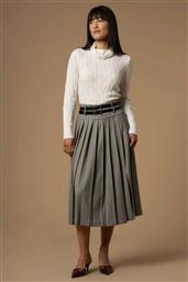 ΓΥΝΑΙΚΕΙΑ MIDI ΦΟΥΣΤΑ ΠΛΙΣΕ ''GOSWIN'' - A25PGO7694ABFA3476 ΓΚΡΙ KOCCA