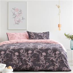 ΠΑΠΛΩΜΑ ΥΠΕΡΔΙΠΛΟ 230X250 GRUNGE ROSE GRAY (230X250) KOCOON