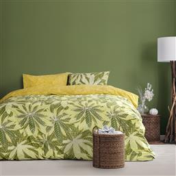 ΣΕΝΤΟΝΙΑ ΜΟΝΑ (ΣΕΤ) RAELLIA GREEN ΜΕ ΛΑΣΤΙΧΟ 100X200+30 ΜΕ ΛΑΣΤΙΧΟ 100X200+30 KOCOON