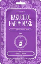 BAKUCHIOL HAPPY FACE MASK ΕΜΠΟΤΙΣΜΕΝΗ ΜΑΣΚΑ ΠΡΟΣΩΠΟΥ ΜΕ BAKUCHIOL ΓΙΑ ΑΝΑΝΕΩΜΕΝΗ & ΛΕΙΑ ΕΠΙΔΕΡΜΙΔΑ 25ML KOCOSTAR