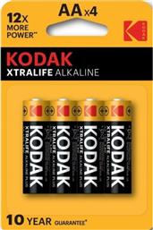 ΑΛΚΑΛΙΚΕΣ ΜΠΑΤΑΡΙΕΣ ΑΑ 1.5V 4ΤΜΧ KODAK
