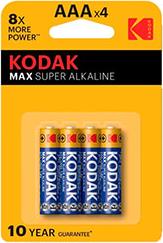ΜΠΑΤΑΡΙΕΣ ALKALINE MAX LR03 3A 4ΤΕΜ KODAK από το e-SHOP