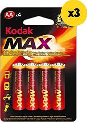 ΜΠΑΤΑΡΙΕΣ ALKALINE MAX LR6 AA 12ΤΕΜ KODAK από το e-SHOP