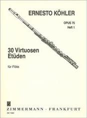 KOHLER  30 ETUDE DE VIRTUOSITE OP.75 N.1