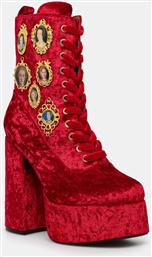 ΜΠΟΤΑΚΙΑ THE SIX SHADOWS ΧΡΩΜΑ: ΚΟΚΚΙΝΟ, DBP16 KOI FOOTWEAR