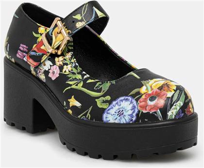 ΓΟΒΑΚΙΑ TIRA MARY JANES ‘FLORAL EDITION' ΧΡΩΜΑ: ΜΑΥΡΟ, ND68 KOI FOOTWEAR