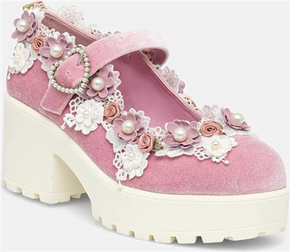 ΓΟΒΑΚΙΑ TIRA PINK MARY JANES ‘FAIRY POWDER EDITION' ΧΡΩΜΑ: ΡΟΖ, ND106 KOI FOOTWEAR
