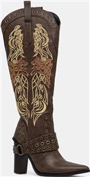 ΚΑΟΥΜΠΟΙΚΕΣ ΜΠΟΤΕΣ X TWILIGHT CHILDREN OF THE MOON COWBOY BOOTS ΓΥΝΑΙΚΕΙΕΣ, ΧΡΩΜΑ: ΚΑΦΕ, FW01 KOI FOOTWEAR