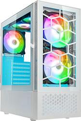 CASE OBSERVATORY MX GLASS ARGB MIDI TOWER CASE - WHITE WITH 5 ARGB FANS - 2X140MM & 3X120MM KOLINK από το e-SHOP