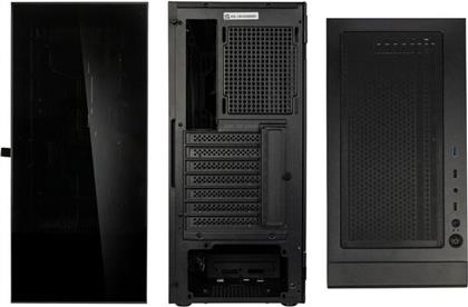 ΚΟΥΤΙ DESKTOP OBSERVATORY HF GLASS CORE MIDI TOWER - ΜΑΥΡΟ KOLINK