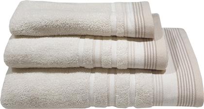 ΠΕΤΣΕΤΑ ΒΑΜΒΑΚΕΡΗ ΠΡΟΣΩΠΟΥ 50X90ΕΚ. SATIN STRIPE SAND KOMVOS 7005912-7 (ΥΦΑΣΜΑ: ΒΑΜΒΑΚΙ 100%, ΜΕΓΕΘΟΣ: ΠΡΟΣΩΠΟΥ) - - 7005912-7 KOMVOS HOME