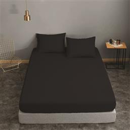 ΣΕΝΤΟΝΙ ΜΕΜΟΝΩΜΕΝΟ POLYCOTTON ΜΟΝΟ 160X240ΕΚ. BLACK 7002171-54 (ΤΥΠΟΣ ΚΑΤΩΣΕΝΤΟΝΟΥ: ΧΩΡΙΣ ΛΑΣΤΙΧΟ, ΥΦΑΣΜΑ: 50%COTTON-50%POLYESTER, ΧΡΩΜΑ: ΜΑΥΡΟ, ΜΕΓΕΘΟΣ: ΜΟΝΑ) - - 7002171-54 KOMVOS HOME από το 24HOME