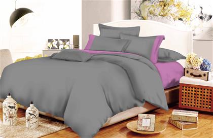 ΣΕΤ ΣΕΝΤΟΝΙΑ POLYCOTTON ΥΠΕΡΔΙΠΛΑ 220X240ΕΚ. ΜΕ ΦΑΣΑ GREY-LILAC 7000207-7 (ΤΥΠΟΣ ΚΑΤΩΣΕΝΤΟΝΟΥ: ΧΩΡΙΣ ΛΑΣΤΙΧΟ, ΥΦΑΣΜΑ: 50%COTTON-50%POLYESTER, ΧΡΩΜΑ: ΛΙΛΑ, ΜΕΓΕΘΟΣ: ΥΠΕΡΔΙΠΛΑ) - - 7000207-7 KOMVOS HOME από το 24HOME