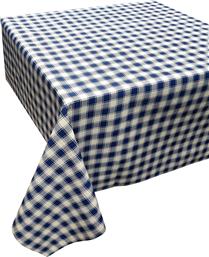 ΤΡΑΠΕΖΟΜΑΝΤΗΛΟ POLYCOTTON 140X220ΕΚ. ΚΑΡΩ DESIGN-1 BLUE 7001755-1 (ΥΦΑΣΜΑ: 50%COTTON-50%POLYESTER, ΧΡΩΜΑ: ΜΠΛΕ) - - 7001755-1 KOMVOS HOME