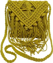 ΤΣΑΝΤΑ MACRAME YELLOW 20X25ΕΚ. 7012286-2 (ΥΦΑΣΜΑ: ΒΑΜΒΑΚΙ 100%) - - 7012286-2 KOMVOS HOME