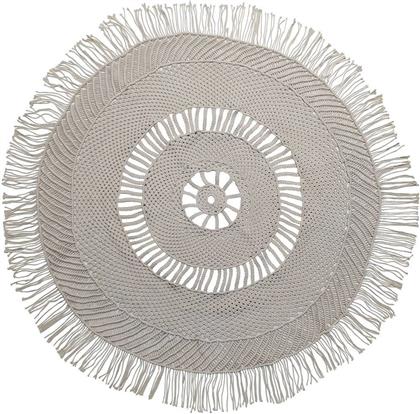 ΣΤΡΟΓΓΥΛΟ ΧΑΛΙ MACRAME ΒΑΜΒΑΚΕΡΟ NATURAL (150CM) ΚΟΜΒΟΣ