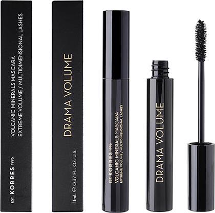 BLACK VOLCANIC MINERALS DRAMA VOLUME MASCARA 11 ML - 21005147 01 BLACK KORRES