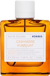 CASHMERE KUMQUAT EAU DE TOILETTE ΓΥΝΑΙΚΕΙΟ ΑΡΩΜΑ ΜΕ ΝΟΤΕΣ ΑΠΟ ΚΟΥΜΚΟΥΑΤ, ΜΑΝΤΑΡΙΝΙ, ΠΟΡΤΟΚΑΛΙ 100ML KORRES