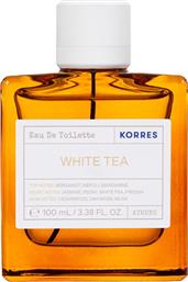 EAU DE TOILETTE WHITE TEA ΓΥΝΑΙΚΕΙΟ ΑΡΩΜΑ ΜΕ ΝΟΤΕΣ ΑΠΟ ΛΕΥΚΟ ΤΣΑΙ, ΦΡΕΖΙΑ & ΠΕΡΓΑΜΟΝΤΟ 100ML KORRES