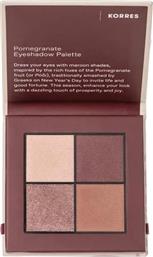 EYESHADOW PALETTE ΤΕΤΡΑΠΛΗ ΠΑΛΕΤΑ ΣΚΙΩΝ ΜΕ ΠΛΟΥΣΙΟ ΧΡΩΜΑ ΓΙΑ ΕΝΤΟΝΟ ΑΠΟΤΕΛΕΣΜΑ 5G - POMEGRANATE KORRES