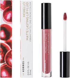 MORELLO MATTE LASTING LIP FLUID 10 DAMASK ROSE 3,4 ML - 21010559 10 DAMASK ROSE KORRES