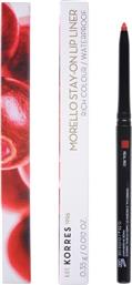 MORELLO STAY-ON LIP LINER 0,35GR 02 REAL RED KORRES από το ATTICA
