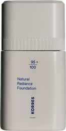 NATURAL RADIANCE FOUNDATION ΜΕΣΑΙΑΣ ΚΑΛΥΨΗΣ SERUM-LIKE FOUNDATION ΜΕ ΔΡΟΣΕΡΗ ΥΦΗ & ΦΥΣΙΚΑ ΛΑΜΠΕΡΟ ΑΠΟΤΕΛΕΣΜΑ 30ML - 01 LIGHT KORRES