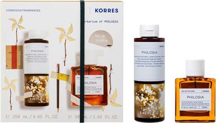 PROMO PHILOSIA EAU DE TOILETTE 50ML & ΔΩΡΟ PHILOSIA SHOWER GEL 250ML KORRES