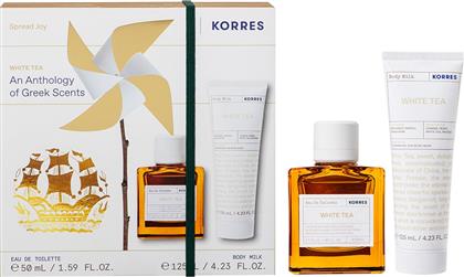 PROMO WHITE TEA EAU DE TOILETTE 50ML & BODY MILK 125ML KORRES