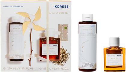 PROMO WHITE TEA EAU DE TOILETTE 50ML & ΔΩΡΟ SHOWER GEL 250ML KORRES