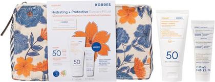 PROMO YOGHURT SUNSCREEN FACE CREAM SPF50, 50ML & ΔΩΡΟ GREEK YOGHURT NOURISHING PROBIOTIC GEL-CREAM 20ML & ΔΩΡΟ ΝΕΣΣΕΣΕΡ 1 ΤΕΜΑΧΙΟ KORRES