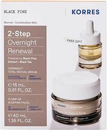 ΣΕΤ 2-STEP OVERNIGHT RENEWAL BLACK PINE ΜΑΥΡΗ ΠΕΥΚΗ - 21012696 KORRES