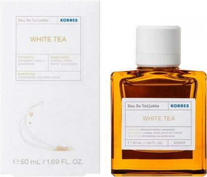 WHITE TEA EAU DE TOILETTE ΓΥΝΑΙΚΕΙΟ ΑΡΩΜΑ ΜΕ ΝΟΤΕΣ ΑΠΟ ΛΕΥΚΟ ΤΣΑΙ, ΦΡΕΖΙΑ & ΠΕΡΓΑΜΟΝΤΟ 50ML KORRES