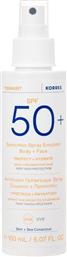 YOGHURT EMULSION BODY & FACE PROTECT & HYDRATE SUNSCREEN SPRAY SPF50+, 150ML,ΕΝΥΔΑΤΙΚΟ ΑΝΤΗΛΙΑΚΟ ΓΑΛΑΚΤΩΜΑ ΣΠΡΕΙ ΣΩΜΑΤΟΣ & ΠΡΟΣΩΠΟΥ ΠΟΛΥ ΥΨΗΛΗΣ ΠΡΟΣΤΑΣΙΑΣ KORRES από το PHARM24