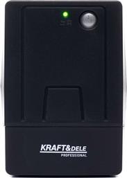 UPS KRAFTDELE KD-1927 1000VA 600W ΜΑΥΡΟ KRAFT&DELE