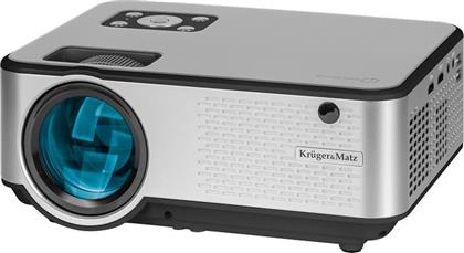 KRUGERANDMATZ PROJECTOR V-LED50, LCD PANEL, LED ΛΑΜΠΑ, Φ. Α. 1280X720, ΦΩΤΕΙΝΟΤΗΤΑ 2800 LM, WIFI ΑΣΗΜΙ KM0371 KRUGER & MATZ