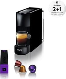 ORIGINAL ESSENZA MINI (XN1108S) BLACK ΜΗΧΑΝΕΣ ESPRESSO - ΜΕ ΚΑΨΟΥΛΑ KRUPS