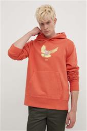 ΒΑΜΒΑΚΕΡΗ ΜΠΛΟΥΖΑ FLIGHT KASH HOODIE ΧΡΩΜΑ: ΠΟΡΤΟΚΑΛΙ, ΜΕ ΚΟΥΚΟΥΛΑ, MPS24FL009 KSUBI