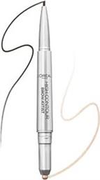 L'OREAL PARIS HIGH CONTOUR BROW PENCIL & HIGHLIGHTER DUO 109 EBONY 1 COUNT LOREAL PARIS