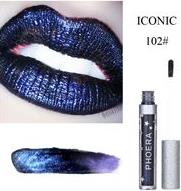 PHOERA COSMETICS MATTE TO GLITTER LIP GLOSS ICONIC 102 (3ML) BEAUTY CLEARANCE